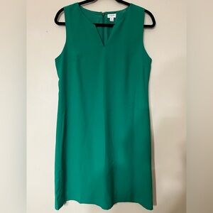 J. Crew Vibrant Green Mini Dress